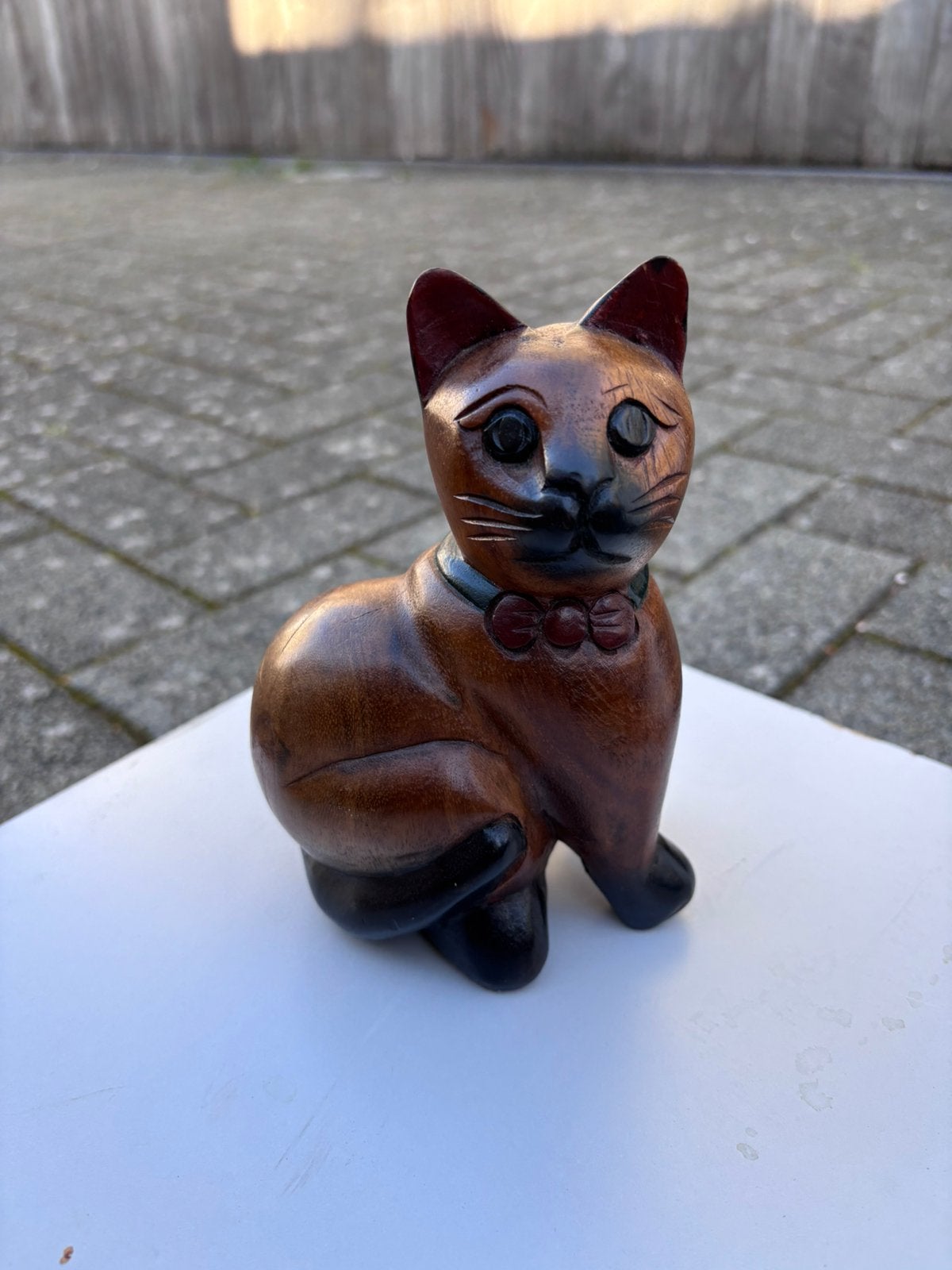 Houten kat en varken, Verzamelen, Ophalen, Zo goed als nieuw