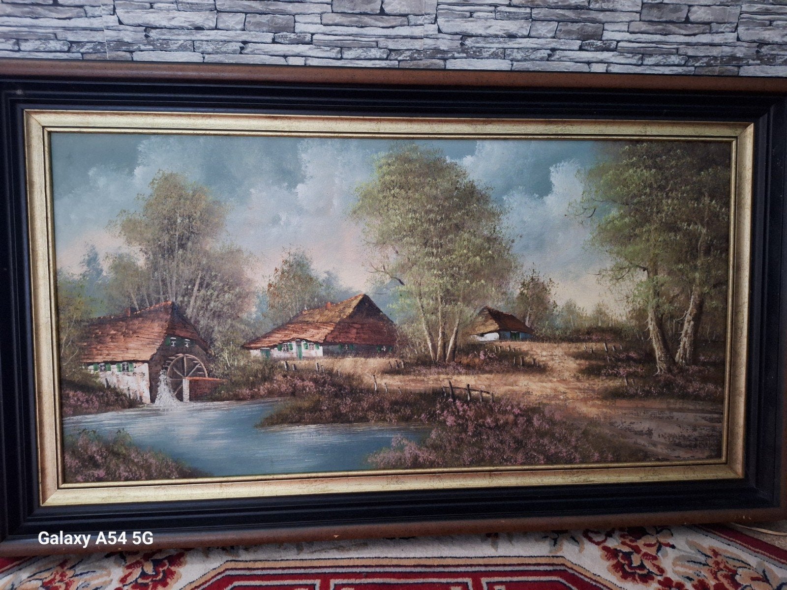 verchillende schilderijen, Cadre spécial, Paysage, Enlèvement, Toile