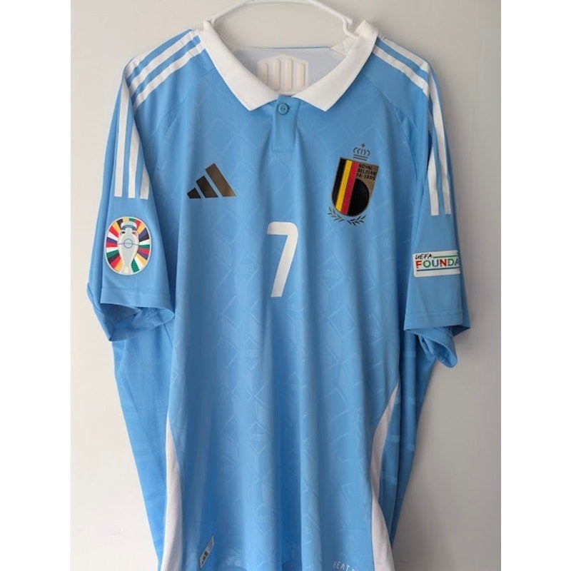 België De Bruyne Voetbal Uitshirt Origineel EK 2024, Ophalen of Verzenden