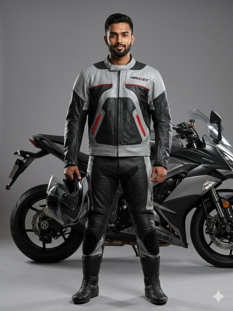 Lederen motorjas, verwijderbare beschermers, CE-goedgekeurd, Motoren, Kleding | Motorkleding, Jas | leer, Dames, Heren, Nieuw met kaartje