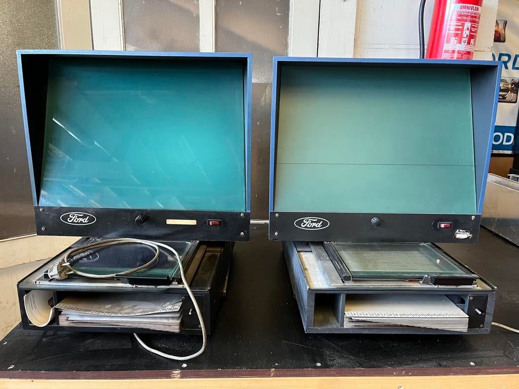 Ford Minox Mikroplan leesapparaat Microfiche, Enlèvement, Utilisé