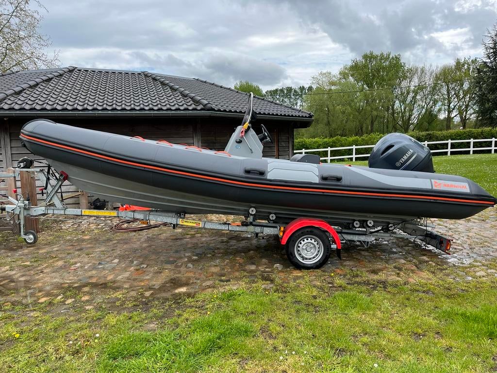 Semi rigide Narwhal WB620, Watersport en Boten, Motorboten en Motorjachten, Overige merken, Buitenboordmotor, Navigatie, Rib