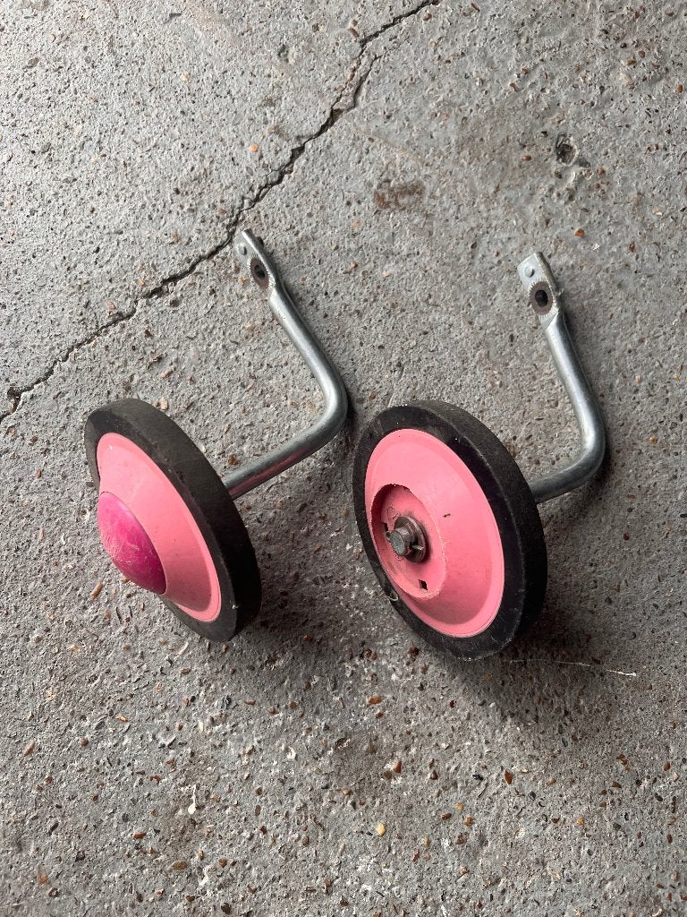 zijwieltjes voor fiets, Ophalen, Zijwieltjes