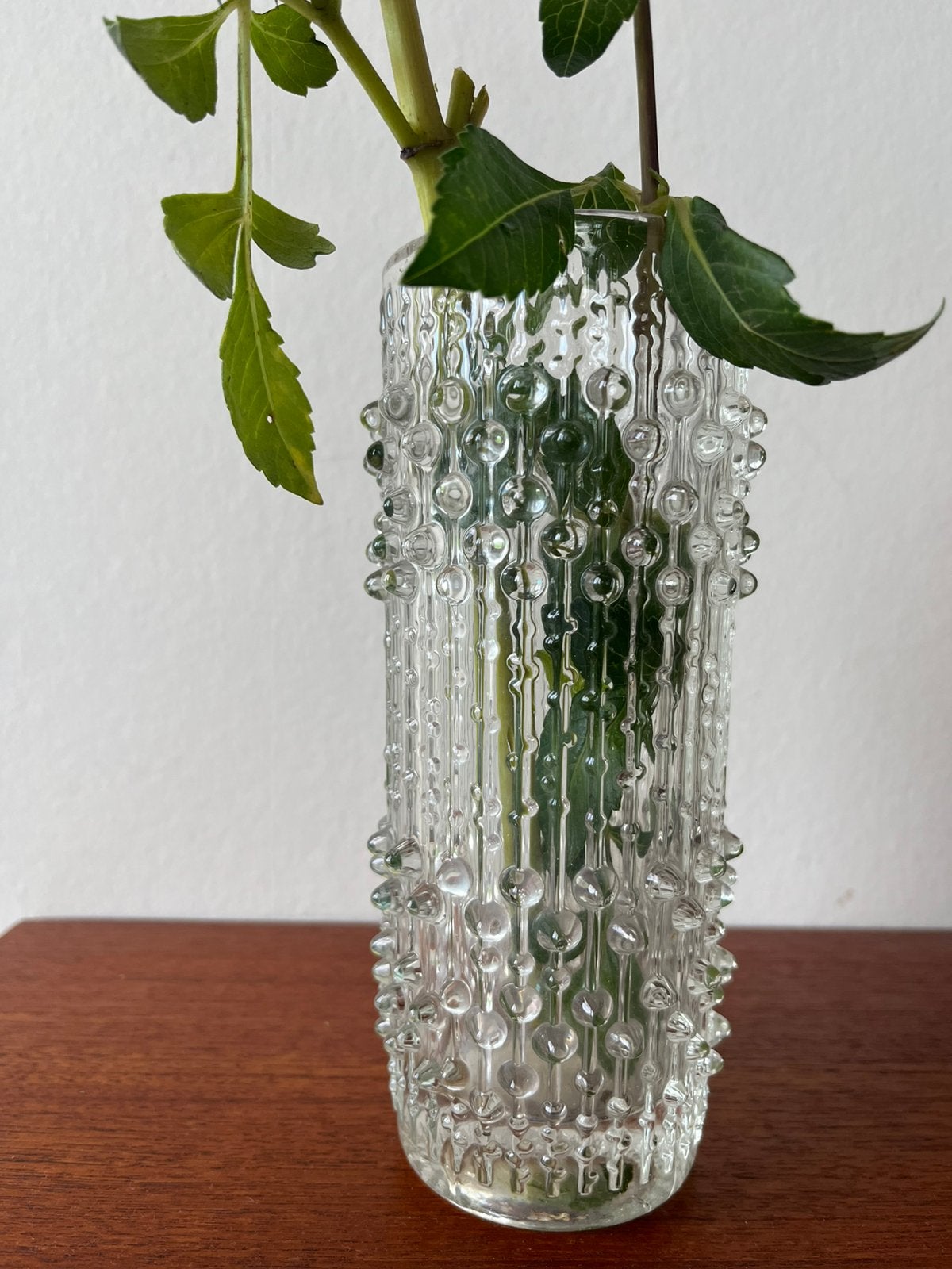 Candle wax vaas Tsjechisch glas, Ophalen of Verzenden