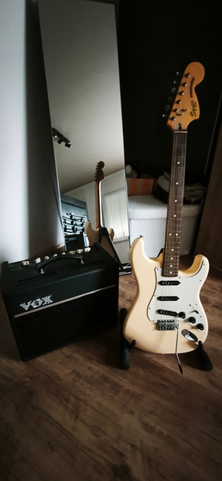 electrische gitaar en spieker, Muziek en Instrumenten, Ophalen