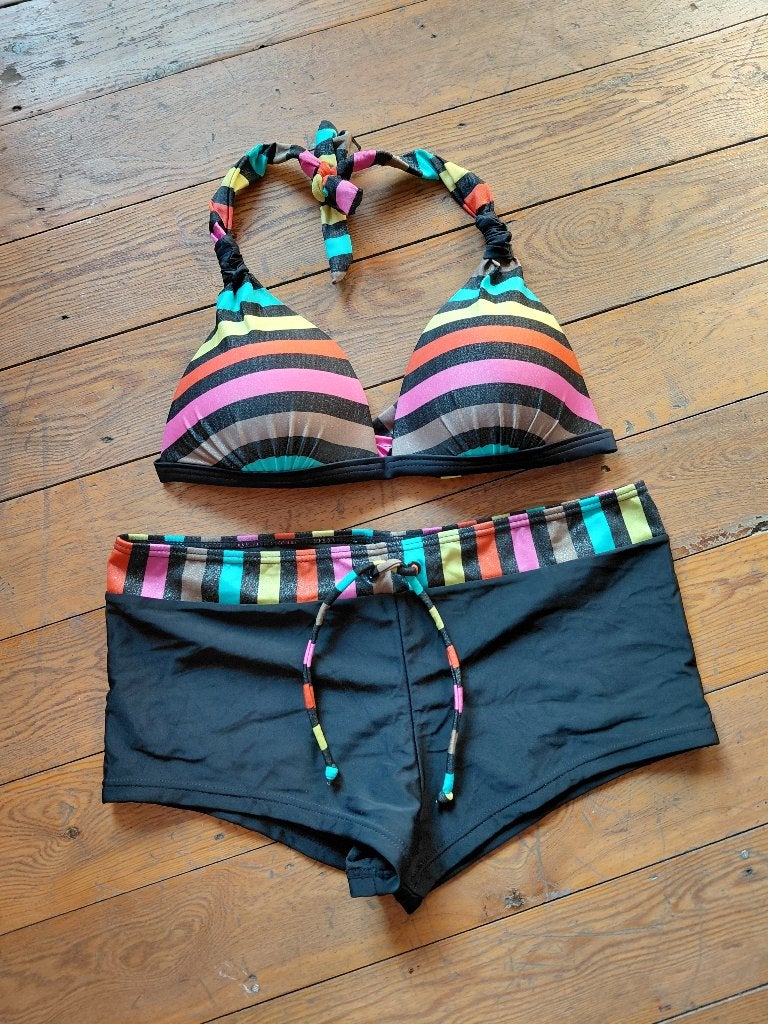 Maillot 2 pièces, Vêtements | Femmes, Vêtements de Bain & Maillots de Bain, Enlèvement, Porté, Noir, Bikini