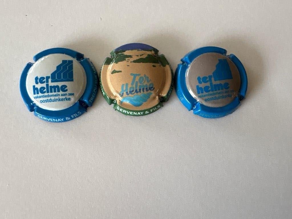Champagne capsules Ter Helme, Ophalen of Verzenden