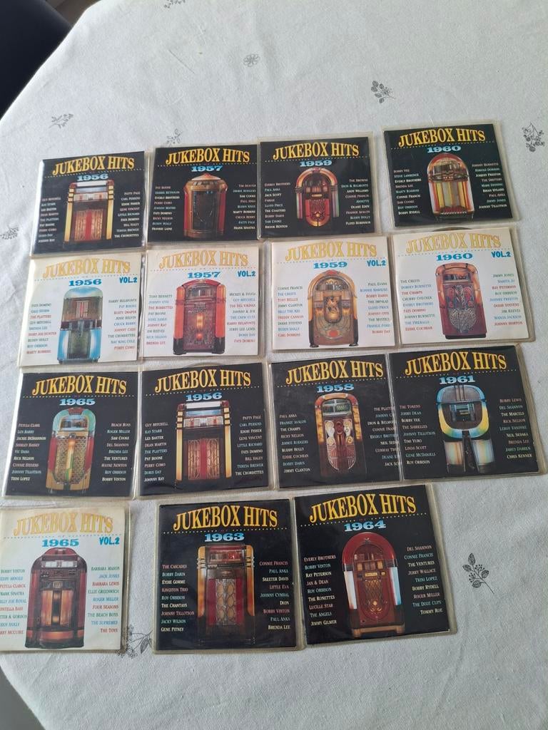 15 tubes de juke-box en un seul lot de 15 euros, Enlèvement ou Envoi