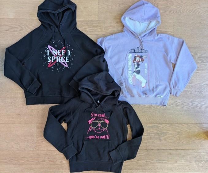 sweats à capuche fille - taille 158 (13 ans), Kinderen en Baby's, Kinderkleding | Maat 158, Ophalen, Gebruikt, Meisje