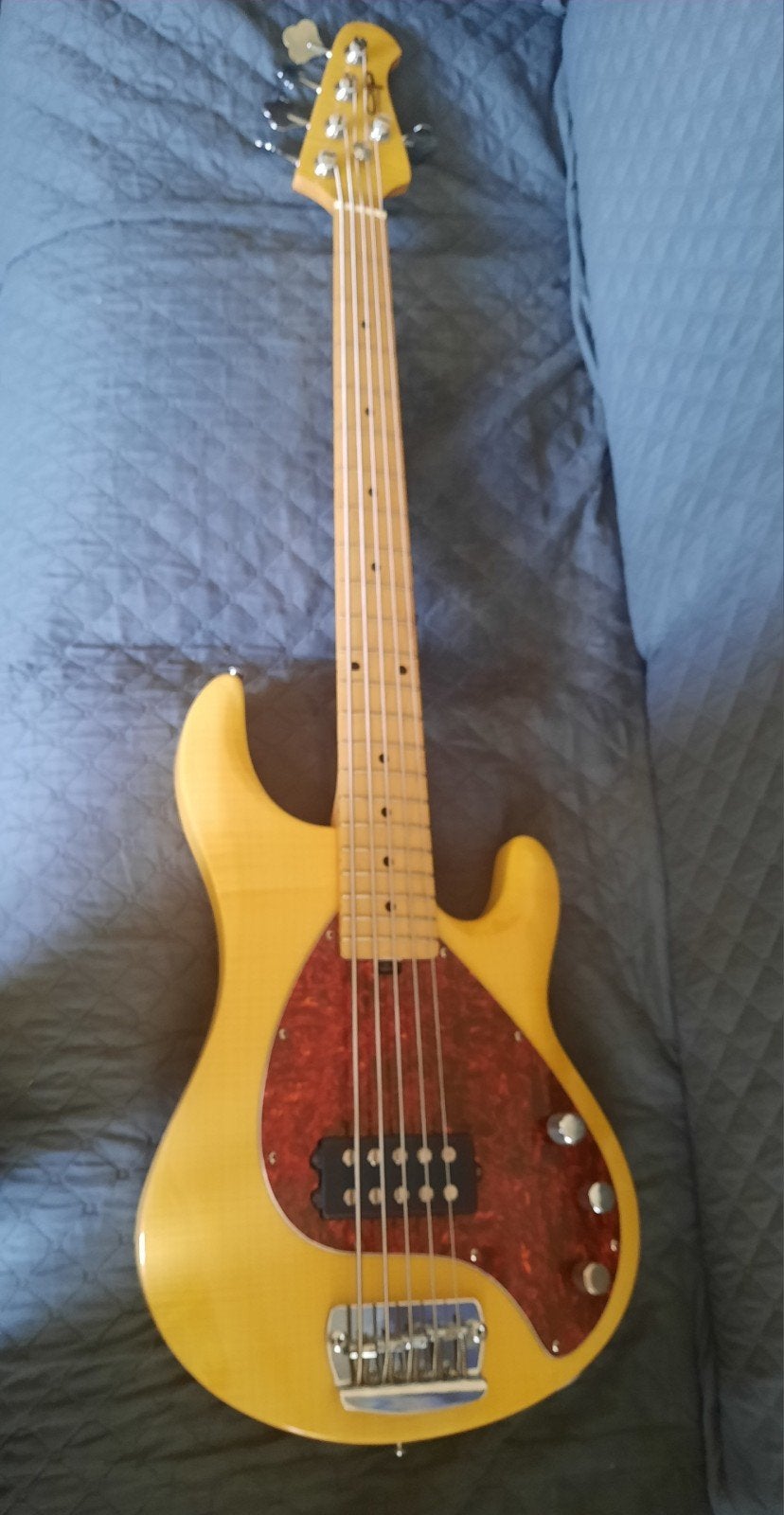 OLP BASS 5 SNAREN VAN MUSICMAN, Muziek en Instrumenten, Ophalen, Zo goed als nieuw, Elektrisch, 5-snarig