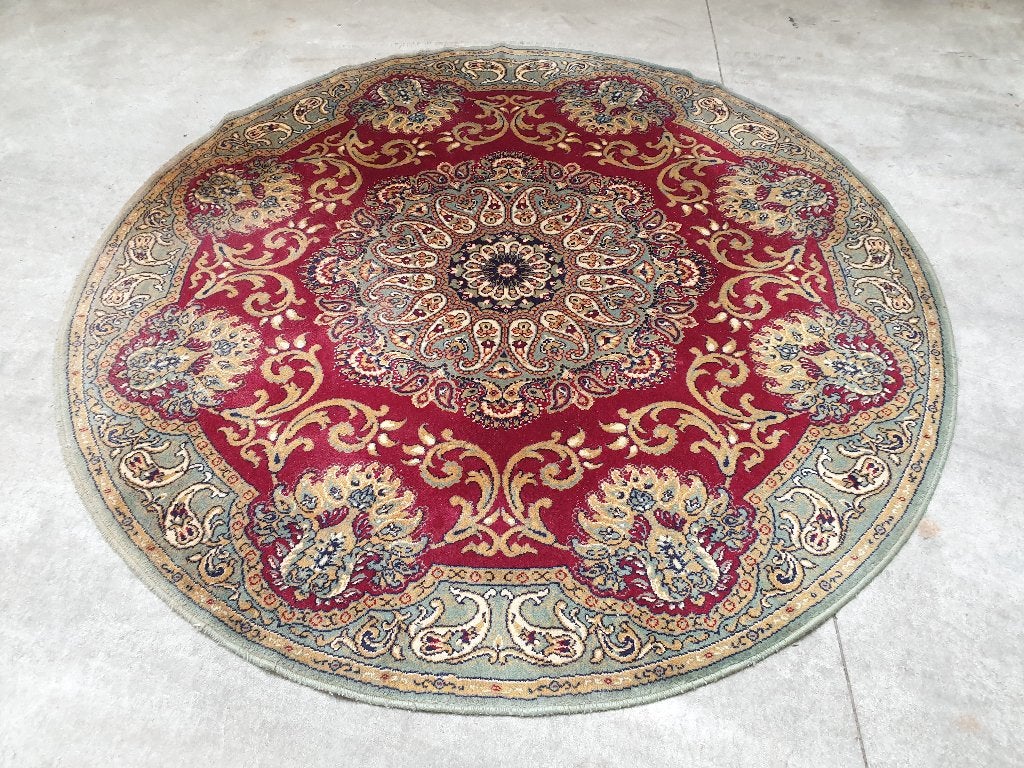 Rond tapijt diameter 2 meter. Het kan geleverd worden., Huis en Inrichting, Stoffering | Tapijten en Vloerkleden, Ophalen, Gebruikt