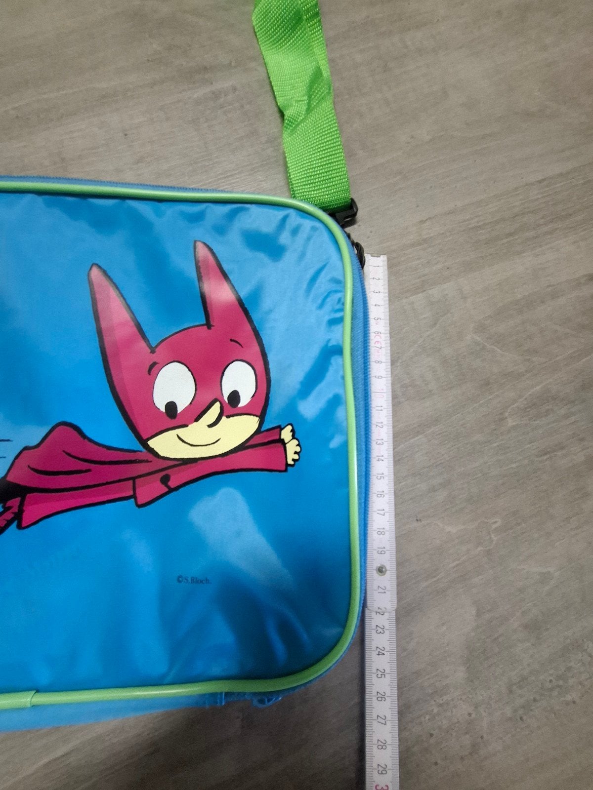 Titre : Sac à bandoulière/sacoche SamSam bleu pour enfant (B, Enlèvement ou Envoi, 30 à 40 cm, Bleu, Porte-documents ou Cartable