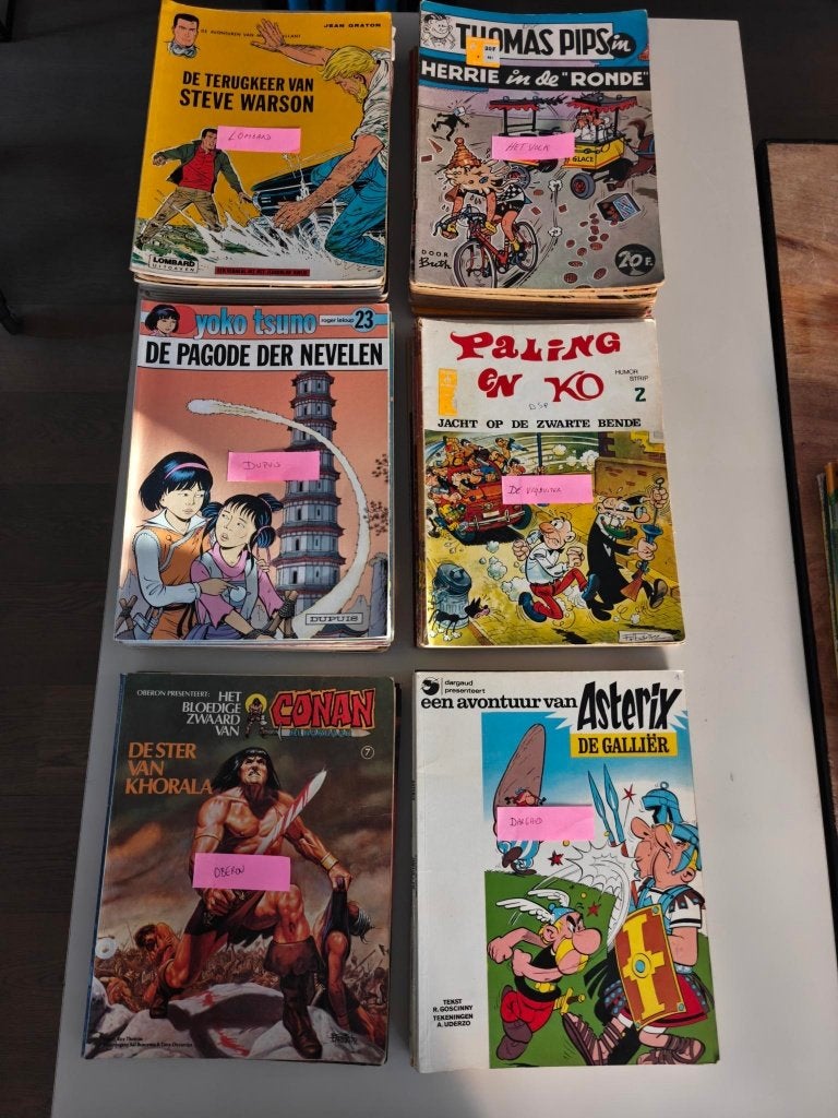 STRIPS 249 albums van verschillende uitgeverijen, Plusieurs BD, Enlèvement ou Envoi, Utilisé, Diverse Auteurs