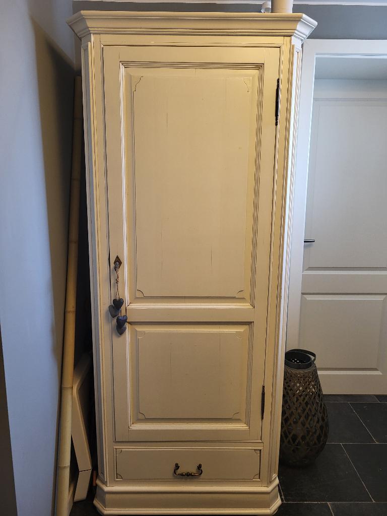 Witte Bonnetière-kledingkast, Ophalen, Gebruikt, 50 tot 100 cm, Minder dan 100 cm