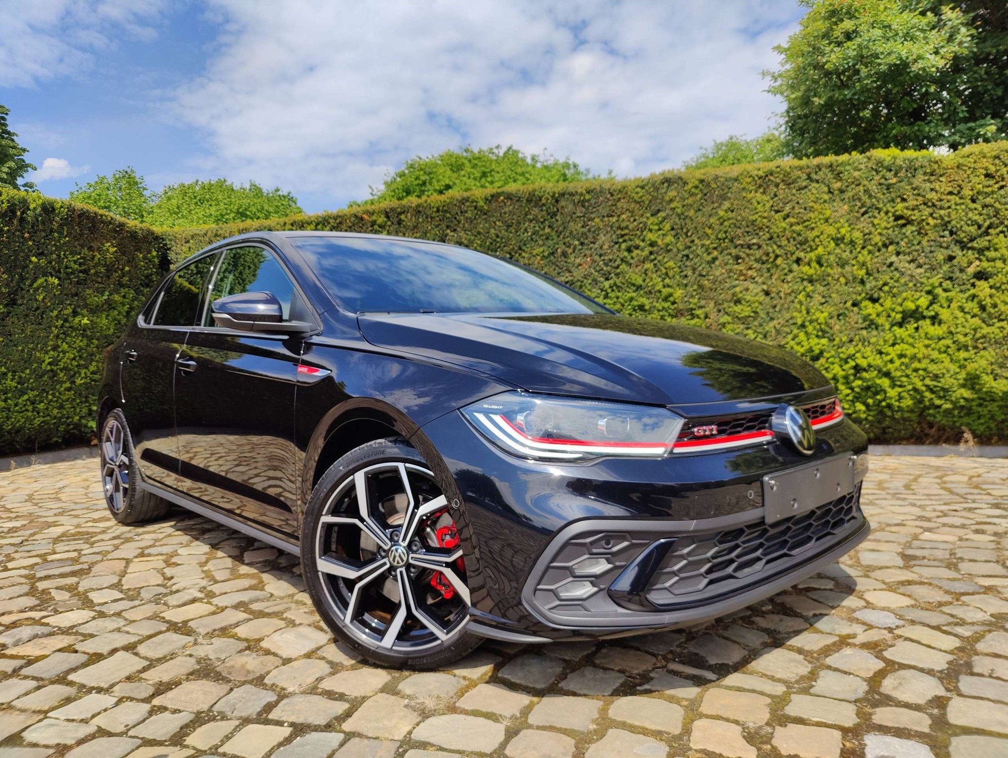 Volkswagen Polo GTI Polo GTI 2.0 TSI DSG (bj 2025), Auto's, Adaptive Cruise Control, 4 cilinders, 1984 cc, Zwart