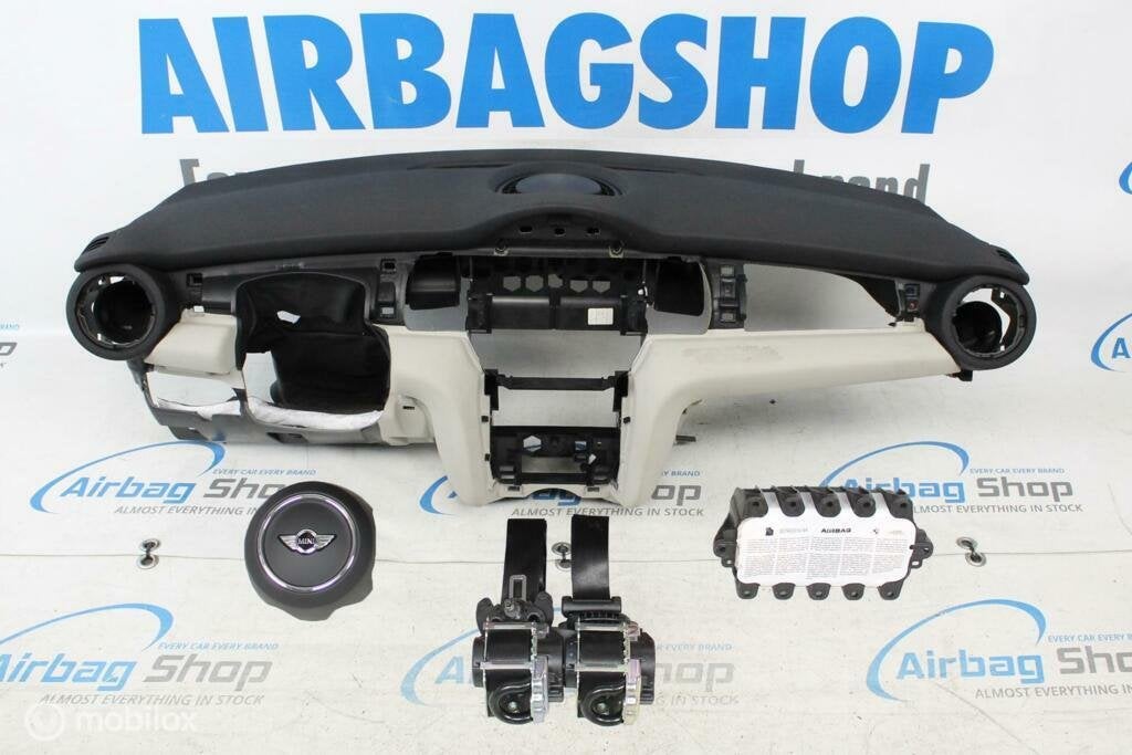 Airbag kit Tableau de bord noir/blanc Mini Cooper F55 F56, Enlèvement ou Envoi, Utilisé