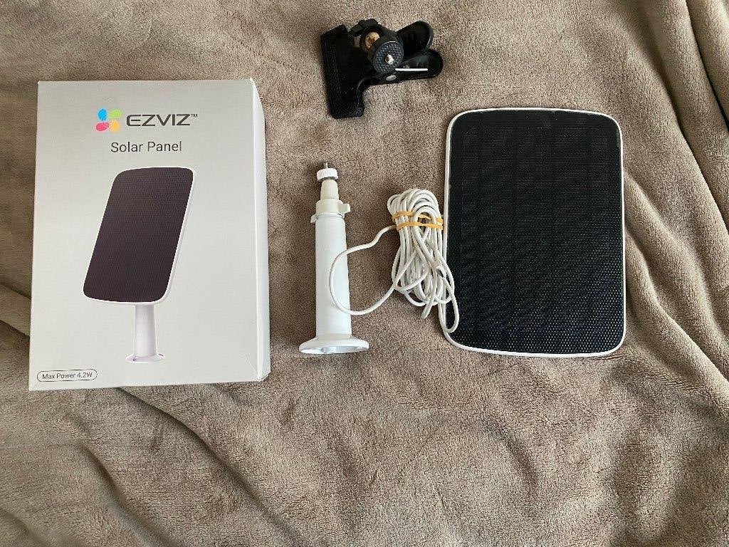 panneaux solaires ezviz  6,2 w et 4,2 w caméra CB3 ou EB3, Enlèvement, Comme neuf, Panneau