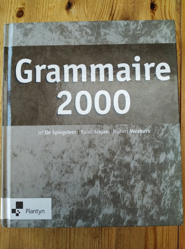 Grammaire 2000, Ophalen of Verzenden, Gelezen, Overige niveaus, Fries