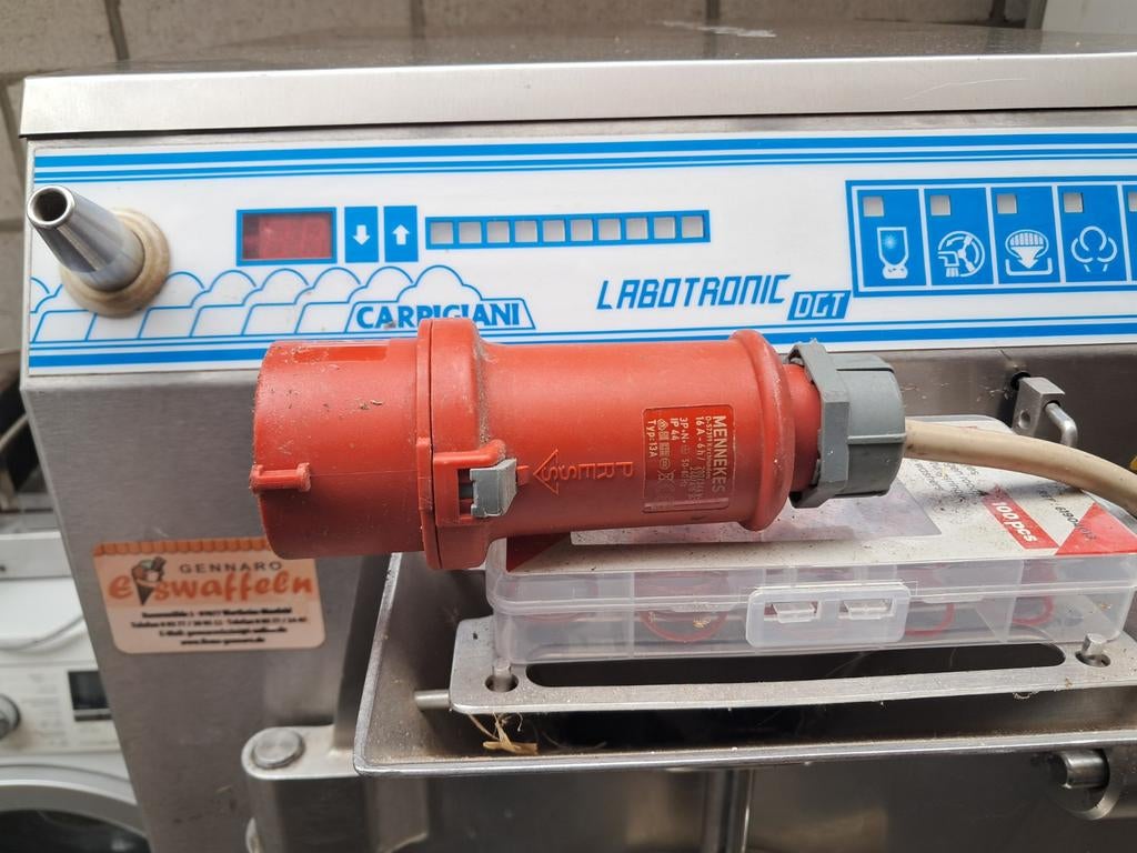 turbine pour glace carpigiani, Enlèvement