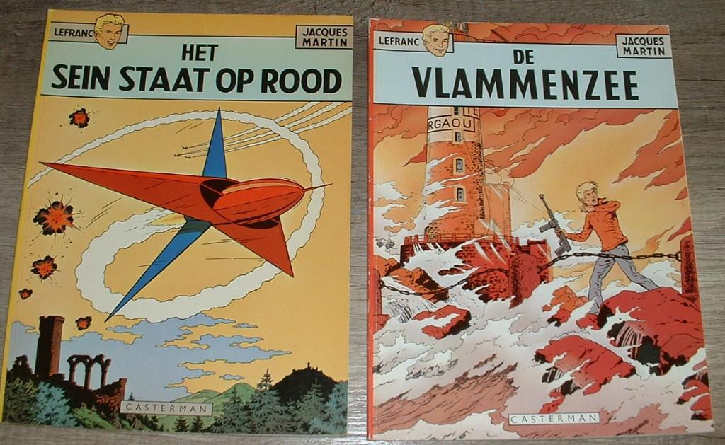 lefranc strips lot nrs 1 tot en met 14, Boeken, Stripverhalen, Zo goed als nieuw, Meerdere stripboeken, Ophalen of Verzenden