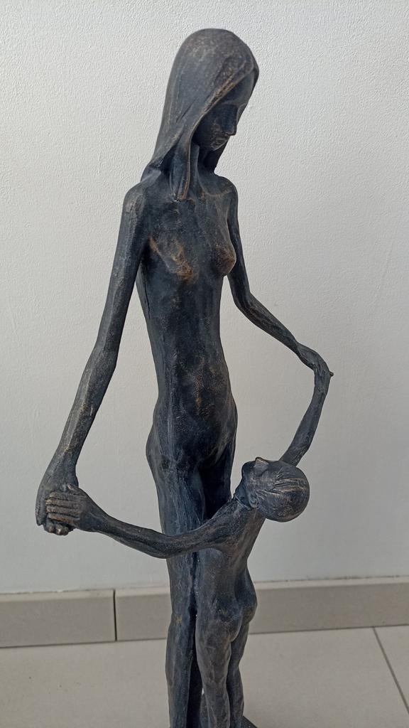 JLine sculptuur 'Verbinding', Ophalen, Op sokkel, Beeld, 50 - 100 cm