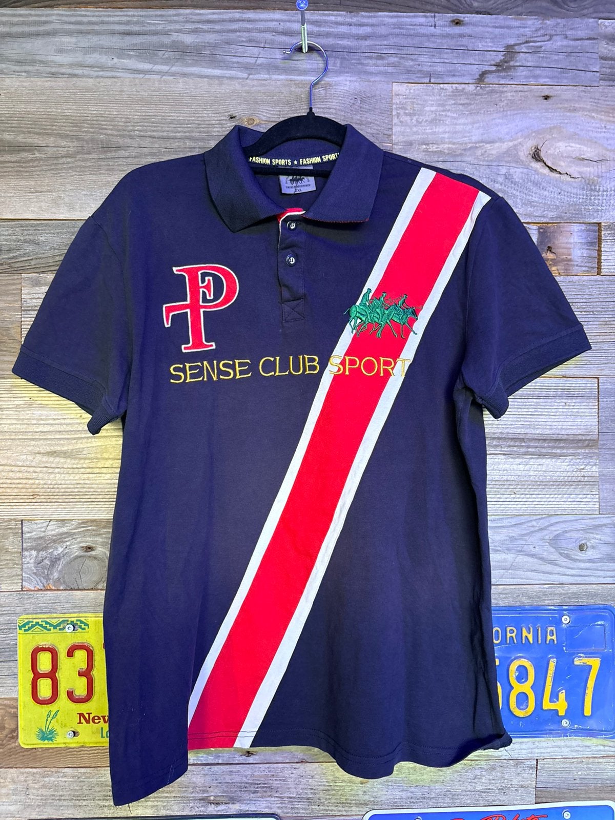 Swing Sense Sports Polo Shirt Navy Blue Sense Club Sport 2XL, Vêtements | Hommes, Polos, Enlèvement ou Envoi, Comme neuf