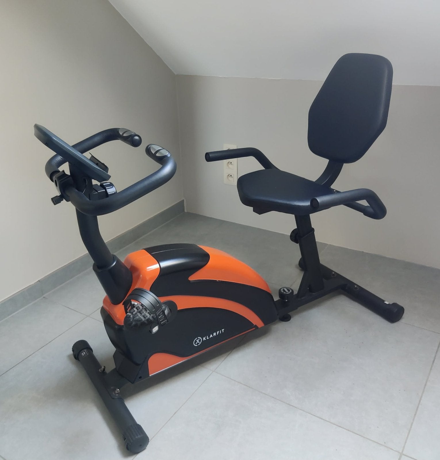Relaxfiets 5G ergometer ligfiets, Sport en Fitness, Ophalen, Benen, Zo goed als nieuw, Ligfiets