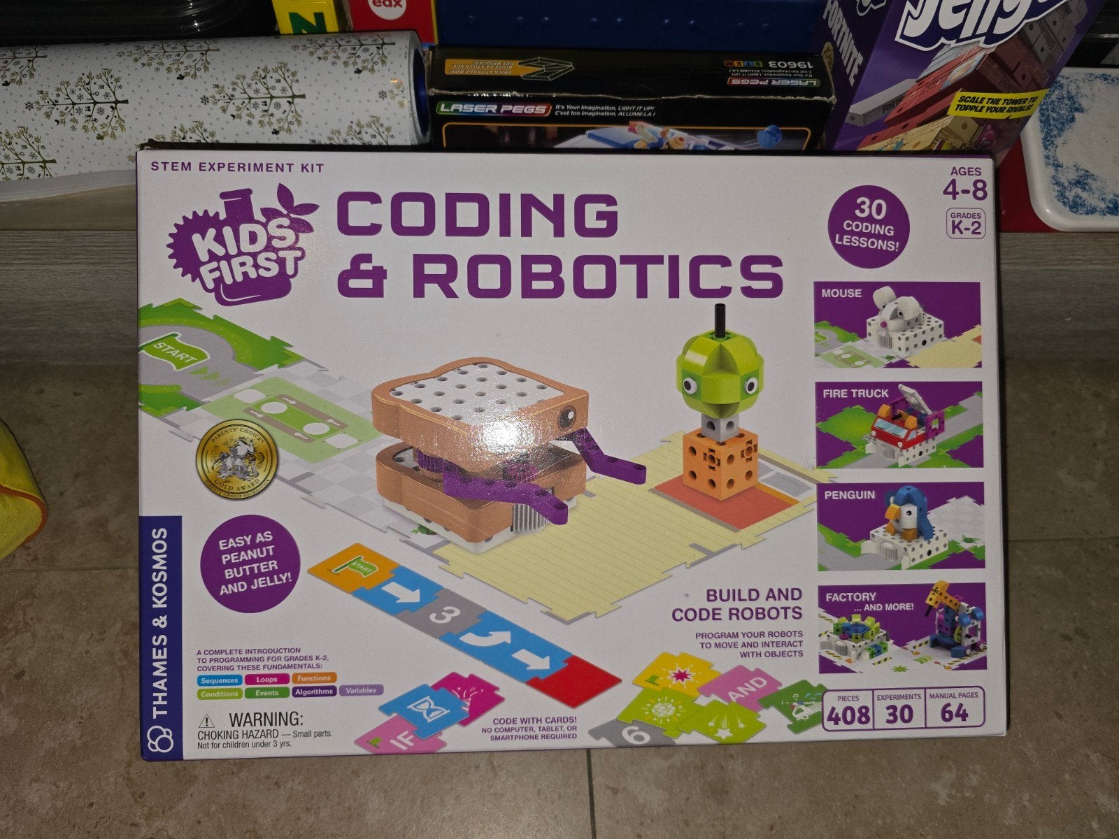 Kids First Coding & Robotics – Thames & Kosmos – NIEUW – €60, Enlèvement, Neuf, Construction, Avec lumière