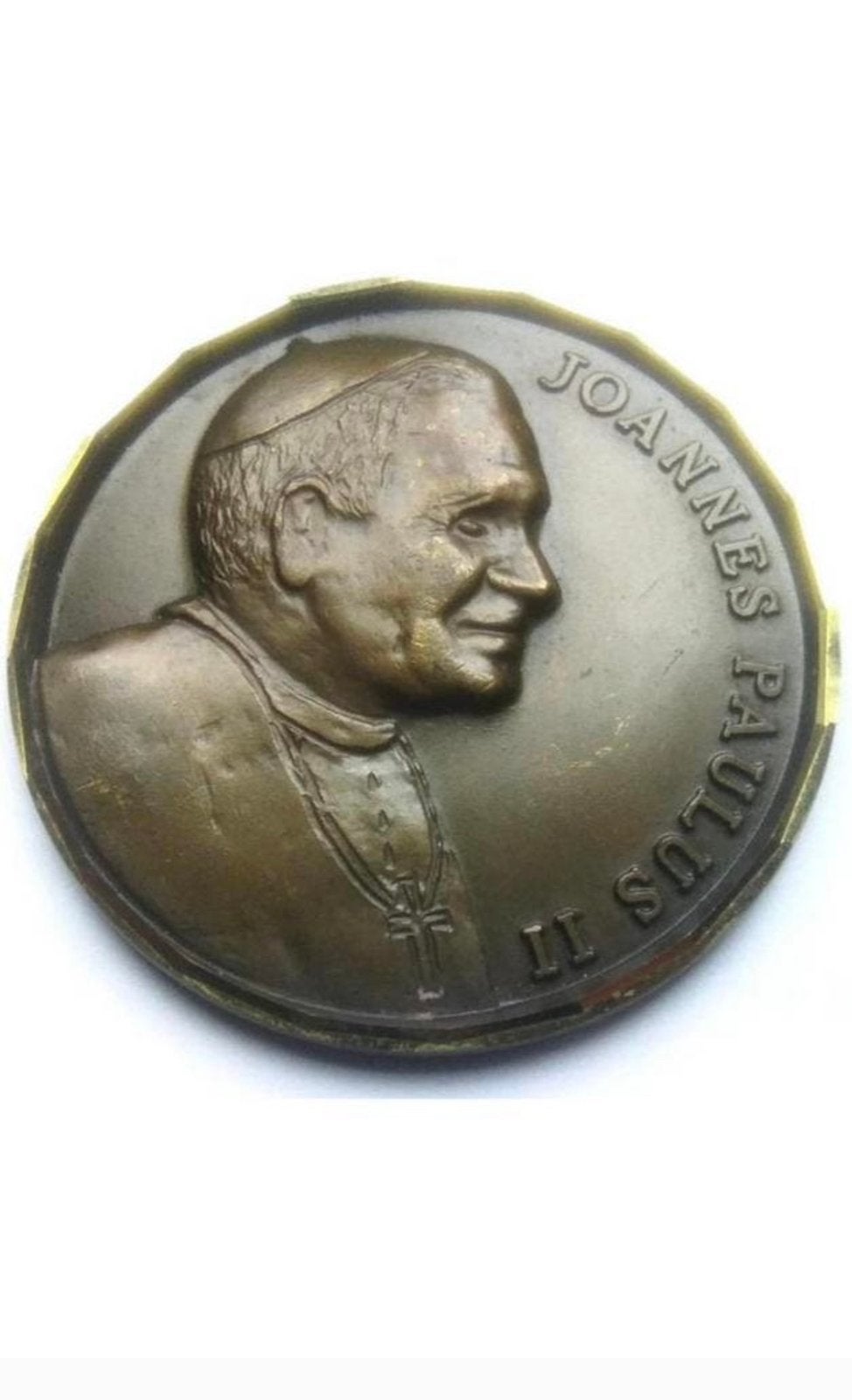 Gedenkpenning “JOANNES PAULUS II “, Ophalen, Brons