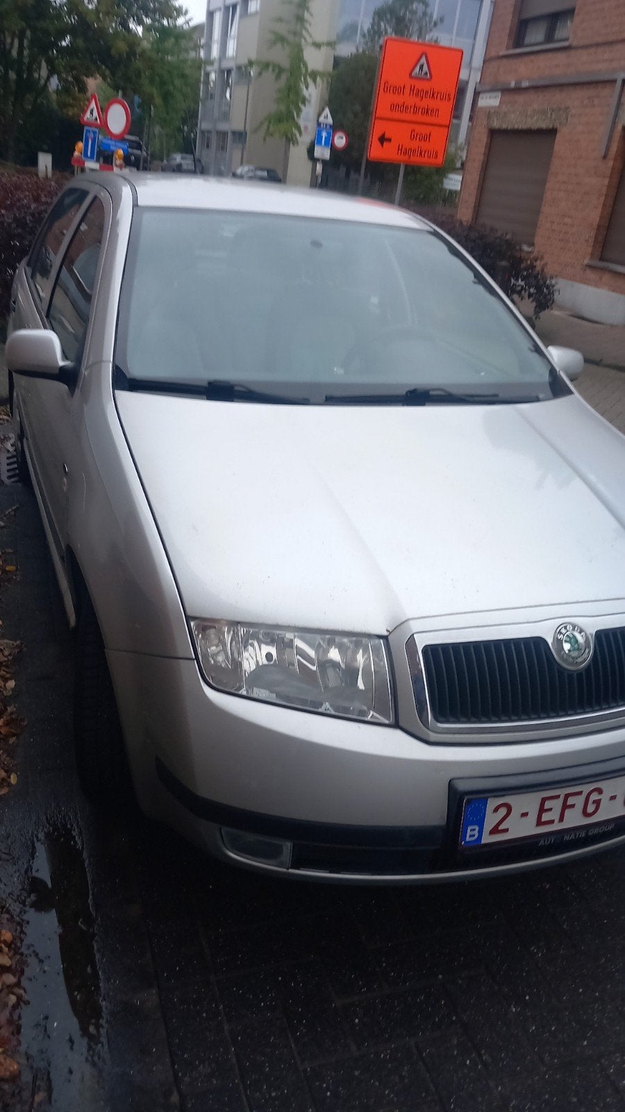 Skoda fabia grijs kleur 1.4, Autos, Argent ou Gris, Achat, Boîte manuelle, Alcantara