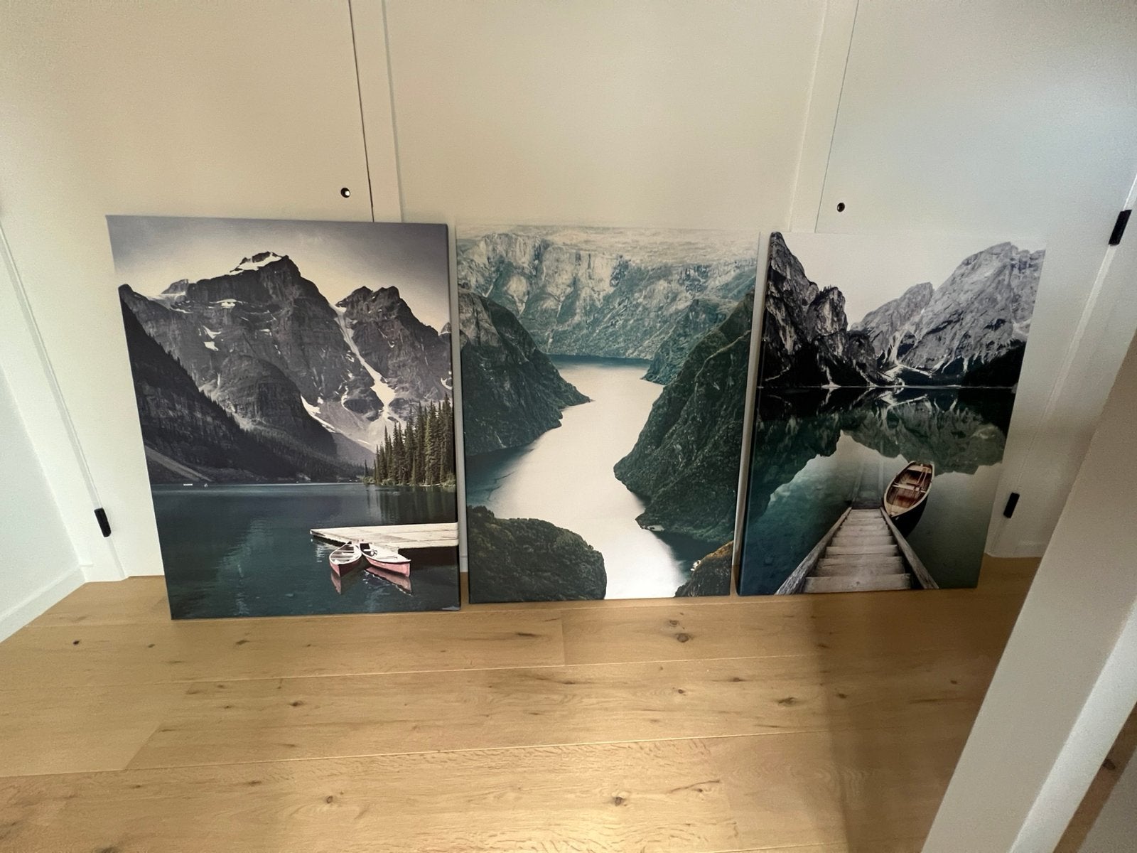 3 luiks canvas natuur te koop, Ophalen, Zo goed als nieuw, 75 tot 100 cm, 75 – 100