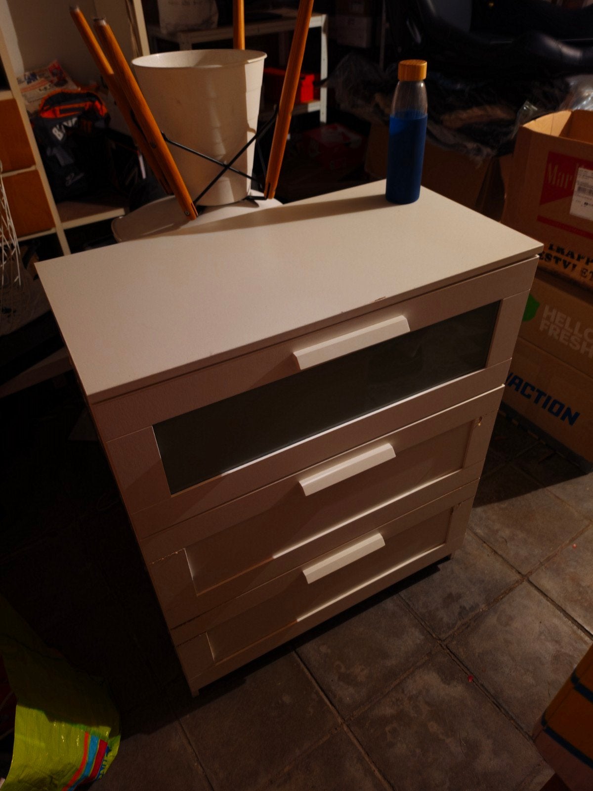 BRIMNES IKEA, 3 ou 4 tiroirs, Enlèvement, Utilisé