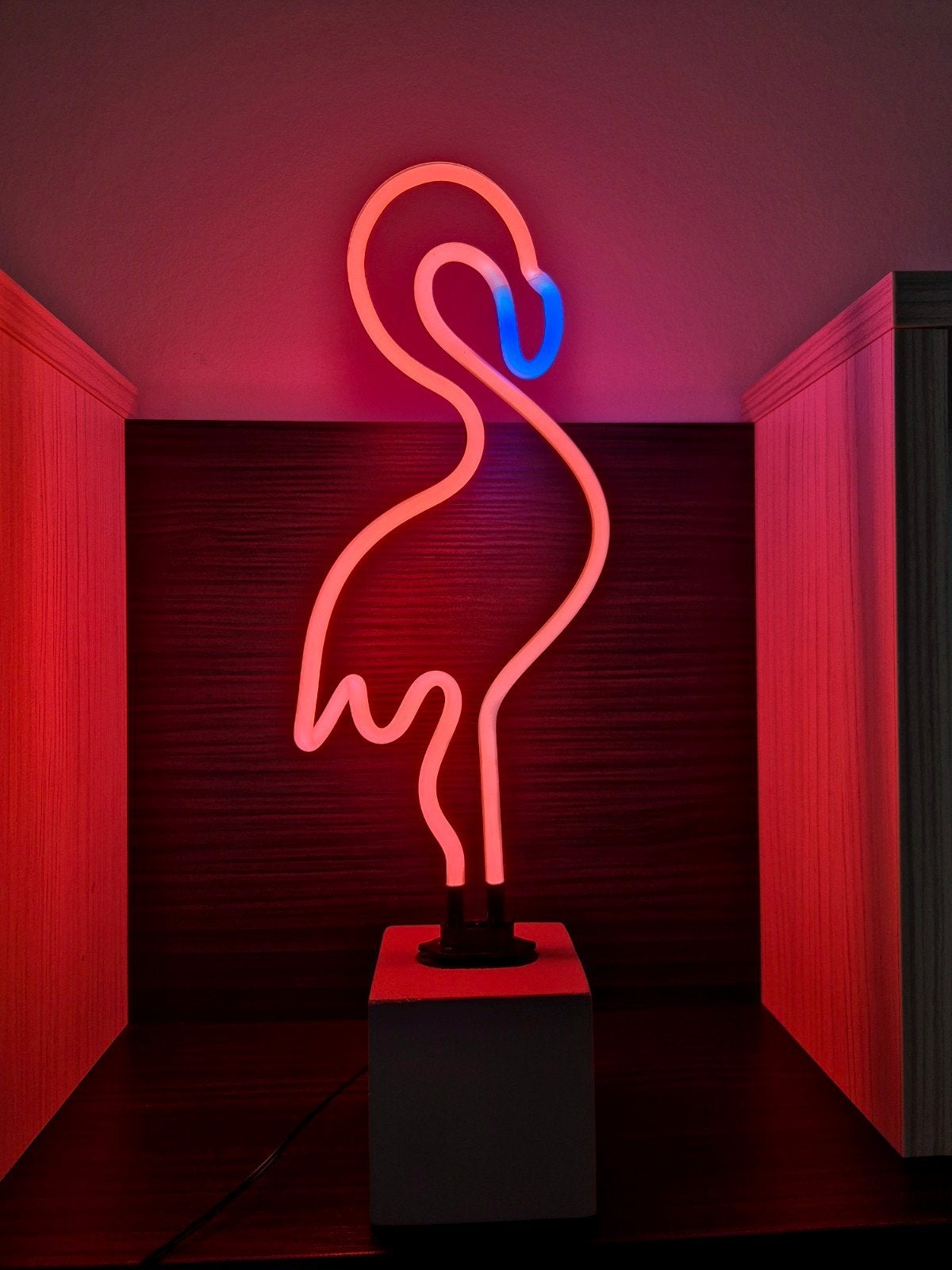 Neonlamp flamingo, Ophalen, Roze, Overige typen, Overige fittingen