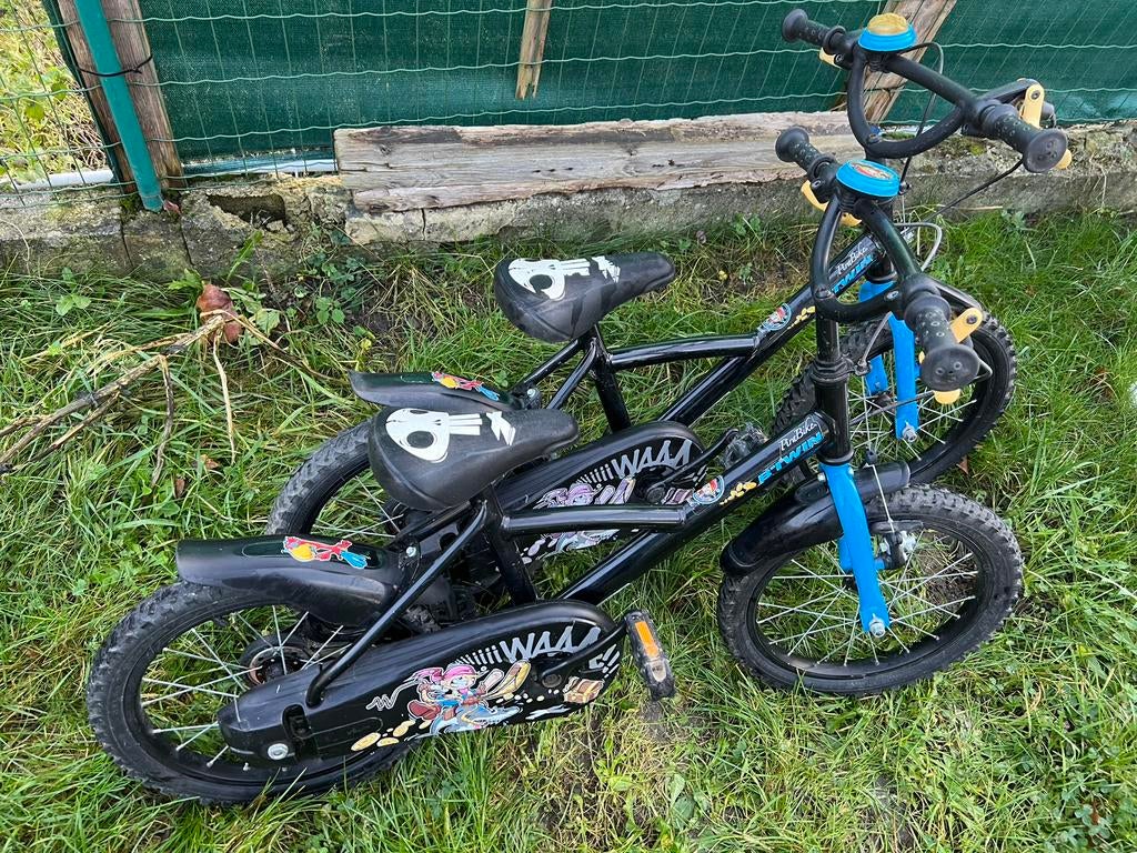 2 vélo enfant B’twin pira Bike 16’´, Enlèvement, Utilisé