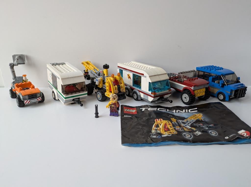 Lego. Caravane, voiture. 60117 42031 4435 44378 60054, Enlèvement ou Envoi, Utilisé, Plusieurs sets, Lego