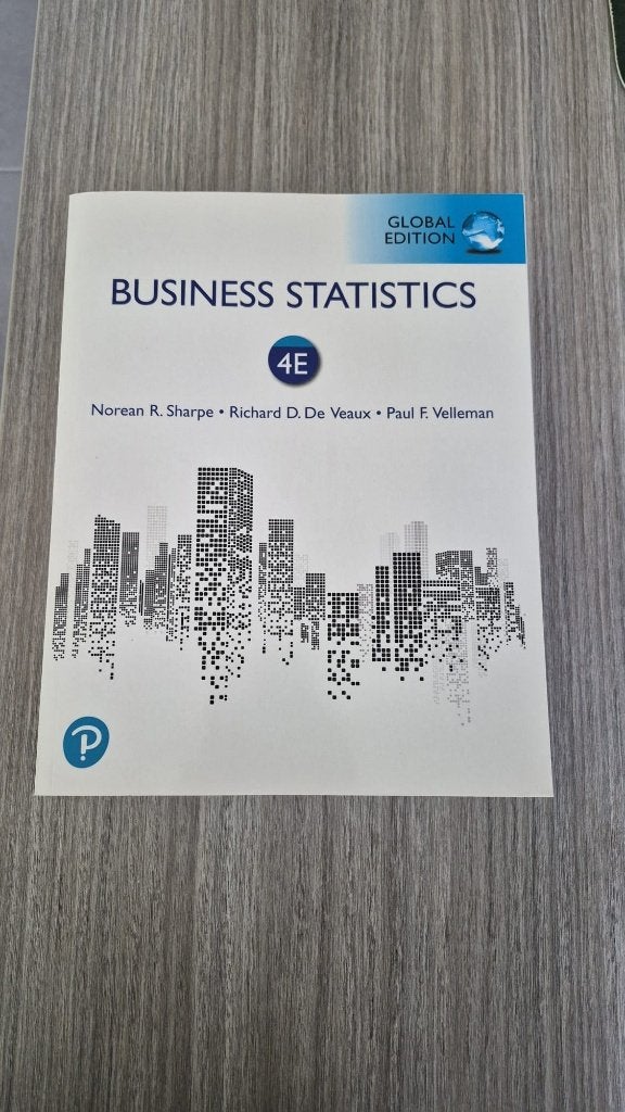 Business statistics 4e editie, Boeken, Ophalen of Verzenden, Nieuw, Hoger Onderwijs