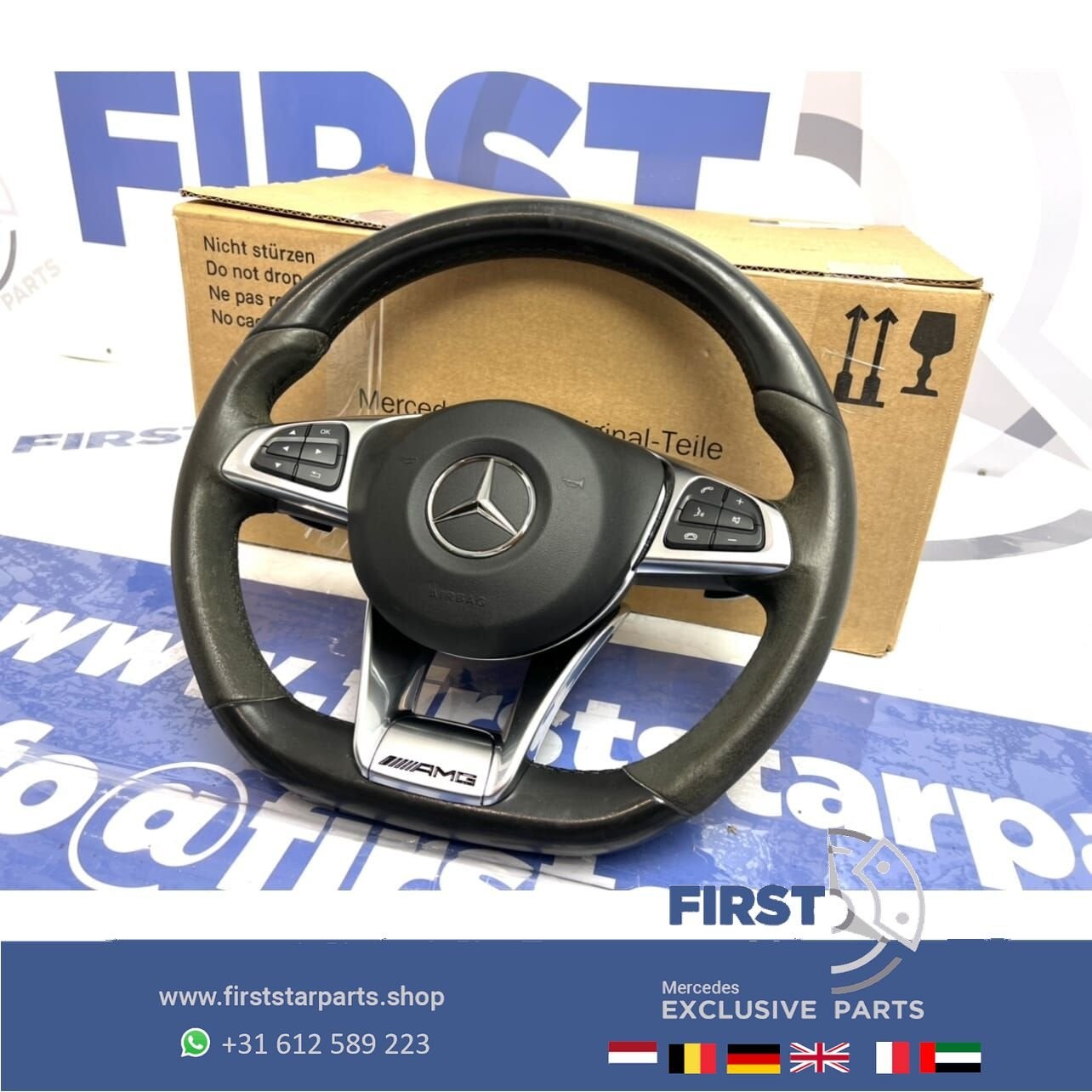 AMG STUUR + AIRBAG W176 W117 W204 W207 W212 W156 W219 W166 A, Utilisé, -, -, Enlèvement ou Envoi