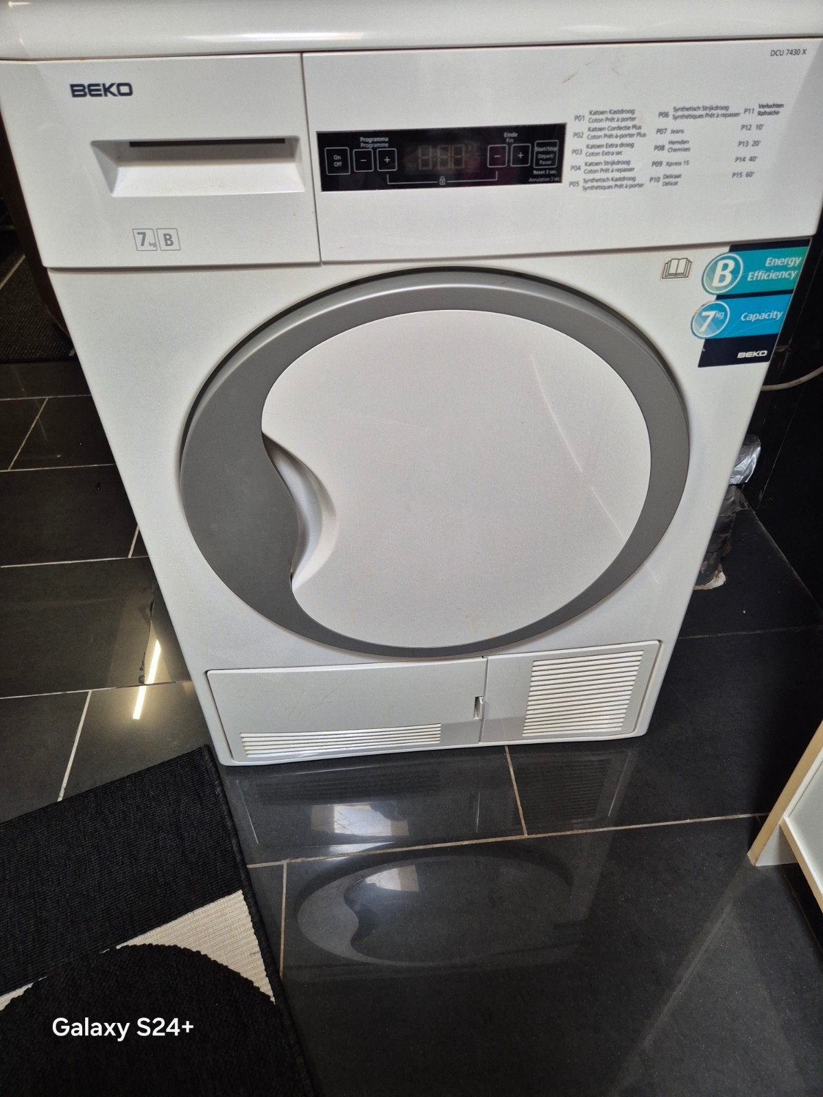 Beko Condensdroogkast DCU 7430 X – 7 kg – Werkt perfect!, Elektronische apparatuur, Droogkasten, Ophalen