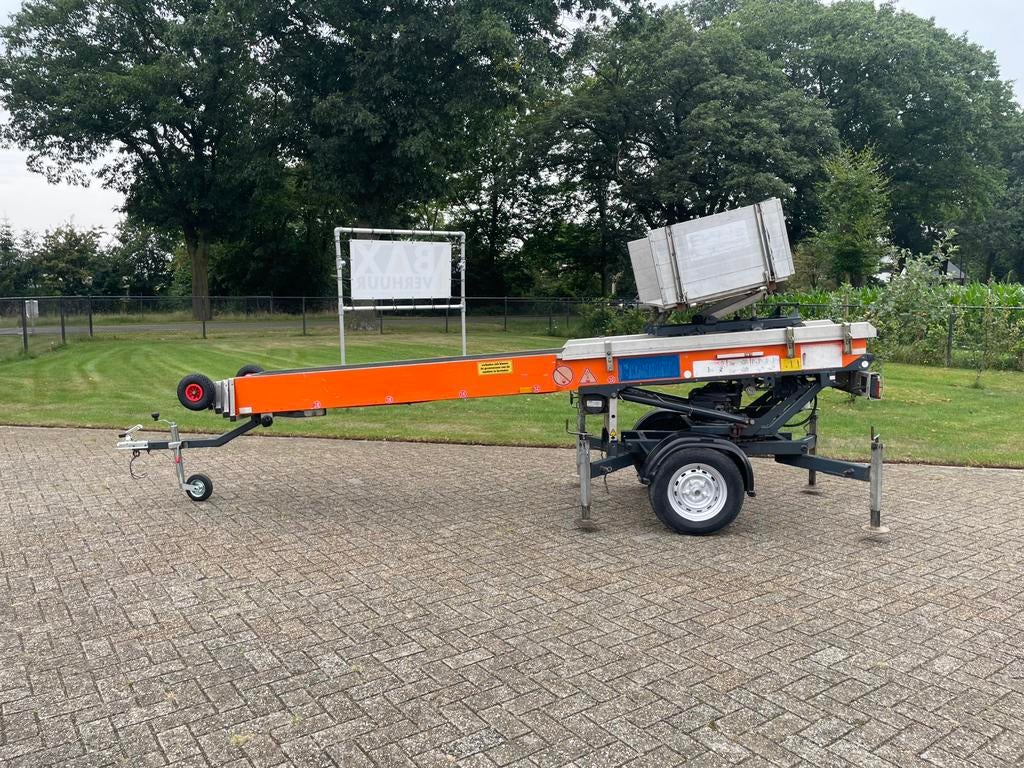 Paus easy 18 meter ladderlift verhuislift daklift, Ophalen