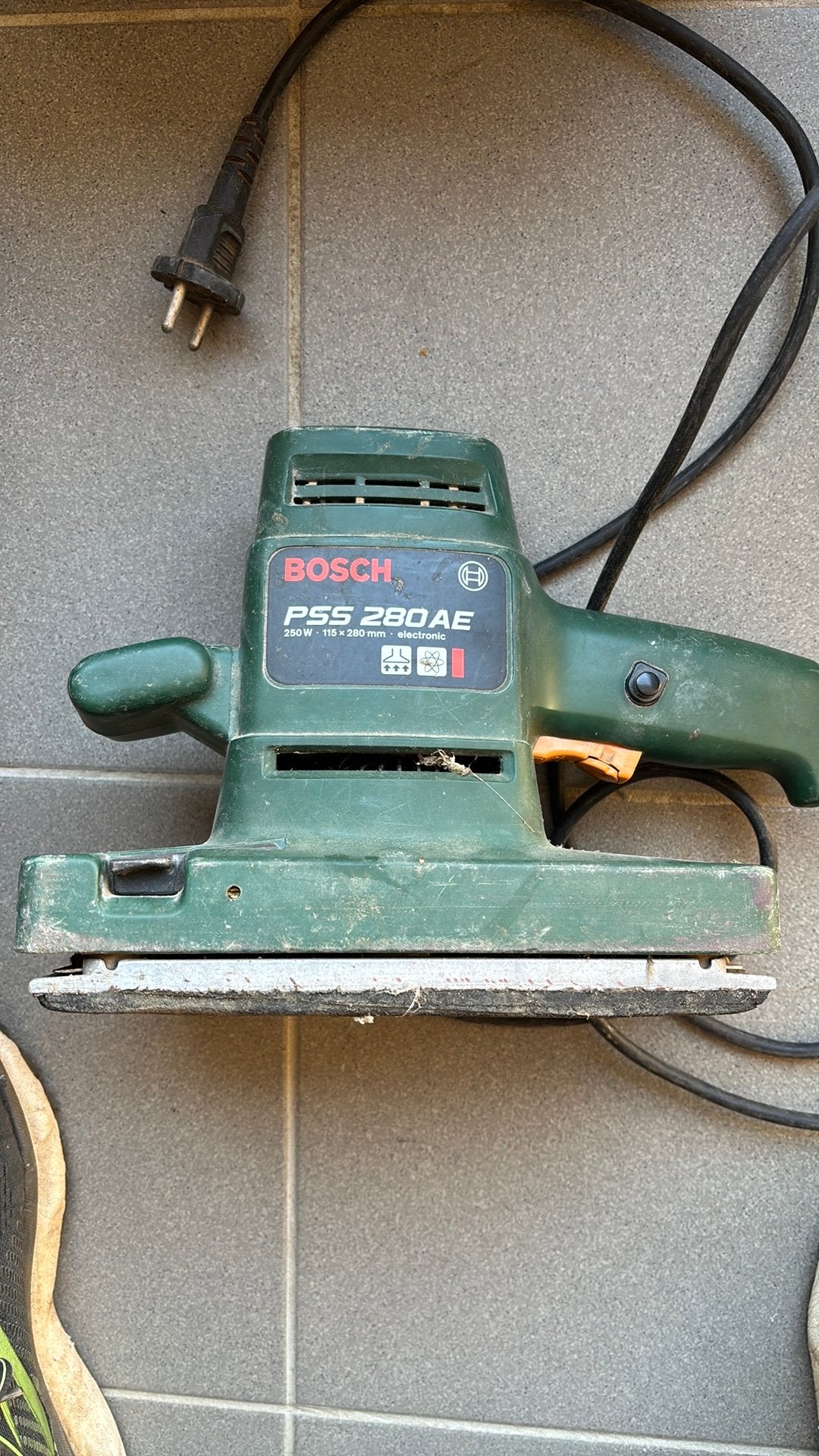 Ponceuse  PSS280 AE, Bricolage & Construction, Enlèvement, Utilisé, Ponceuse à bande
