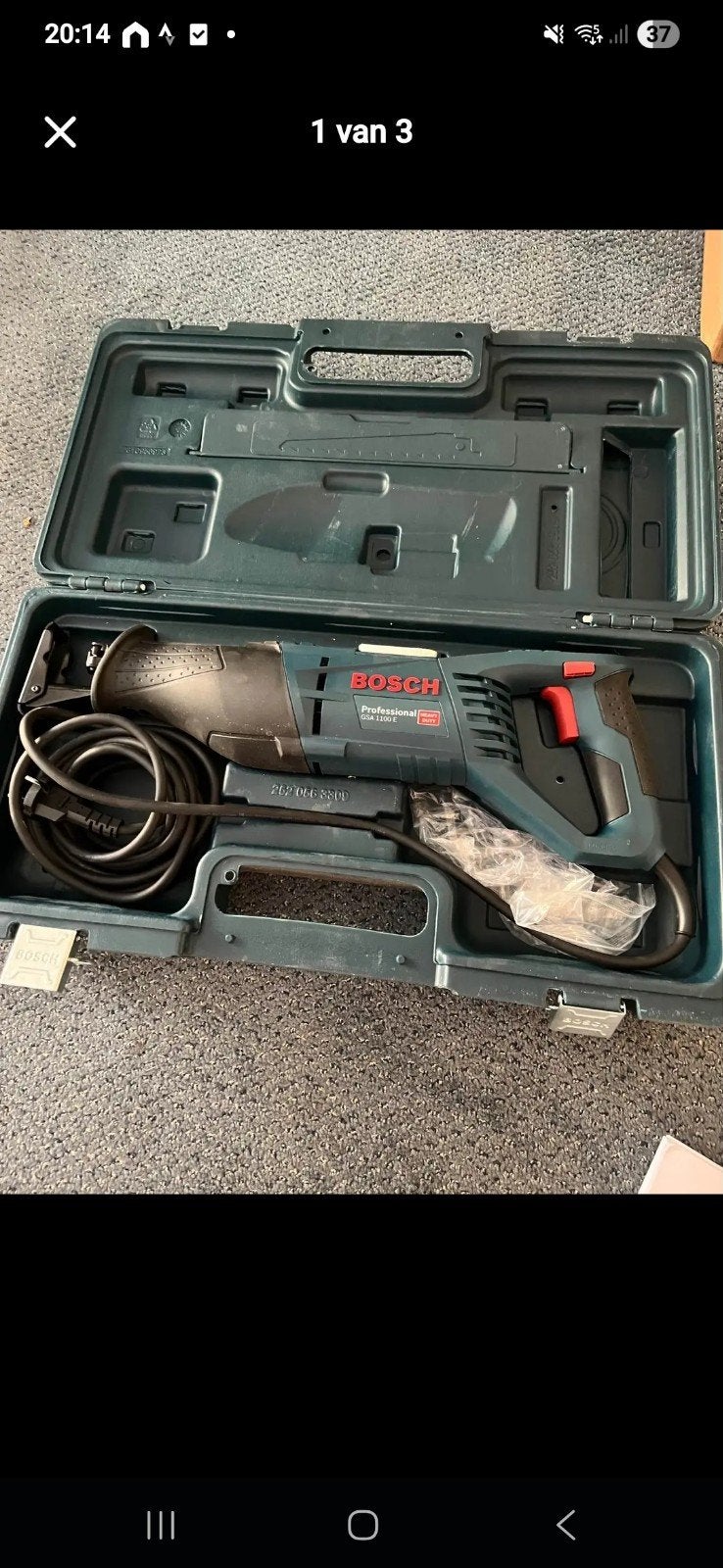 Bosch GSA 1100 E recipro, Ophalen, Nieuw