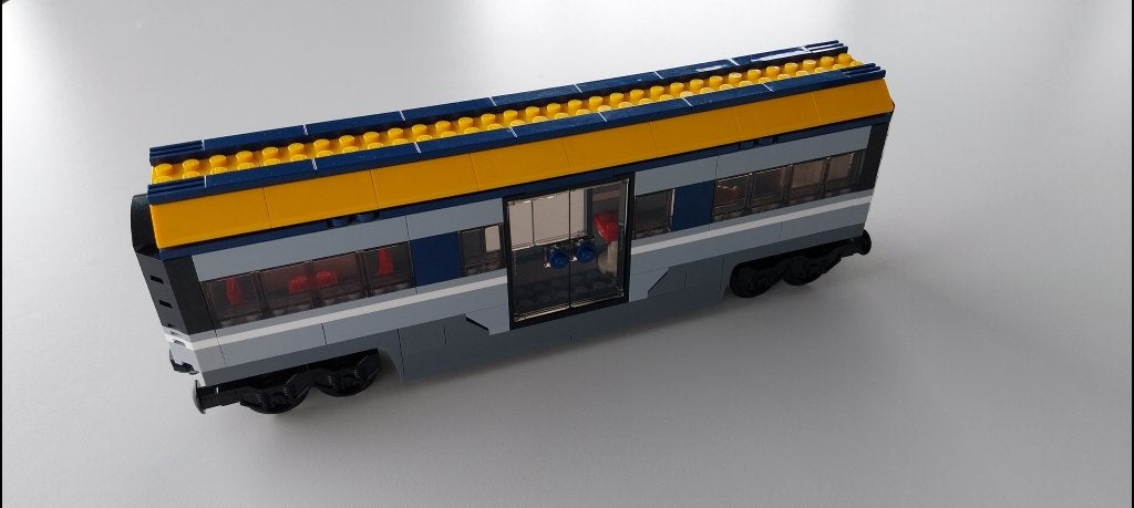 Lego trein 60197 restaurantwagon MOC (Nieuw!!), City, MOC (eigen creatie), Lego, Nieuw