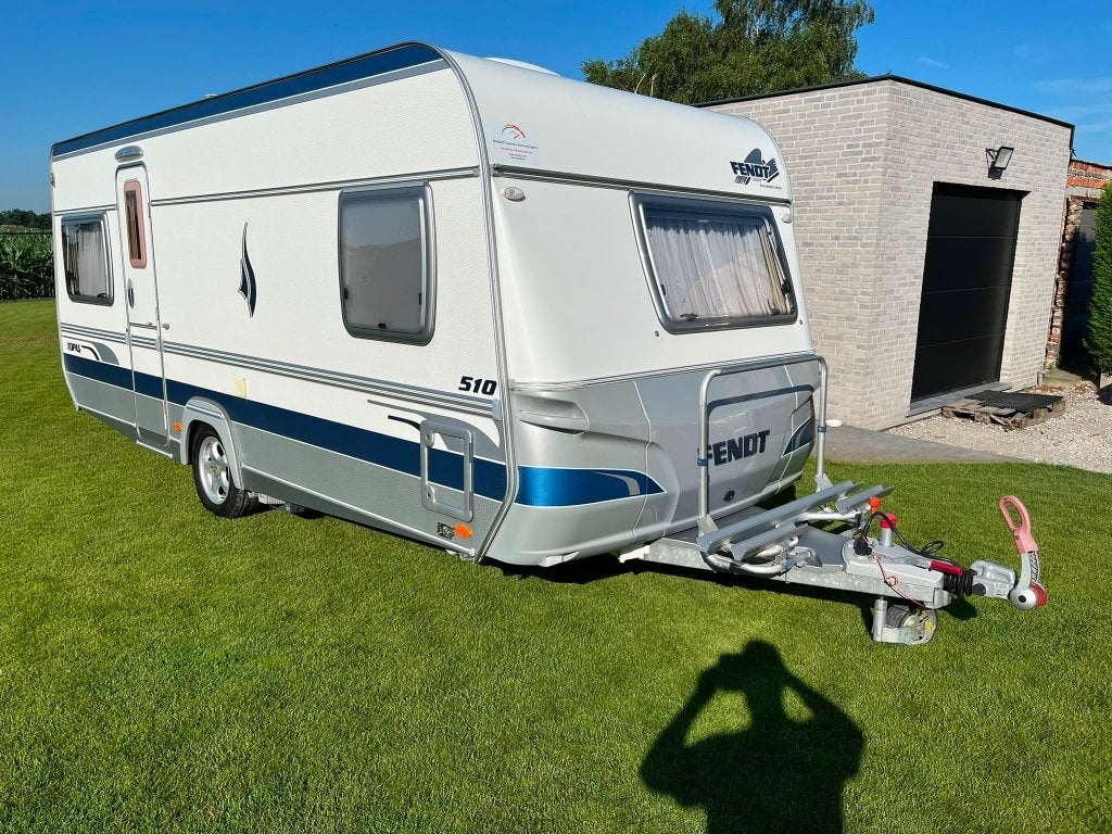 Caravan Fendt Topas 510, Rondzit, Vast bed, 7 tot 8 meter, Bedrijf