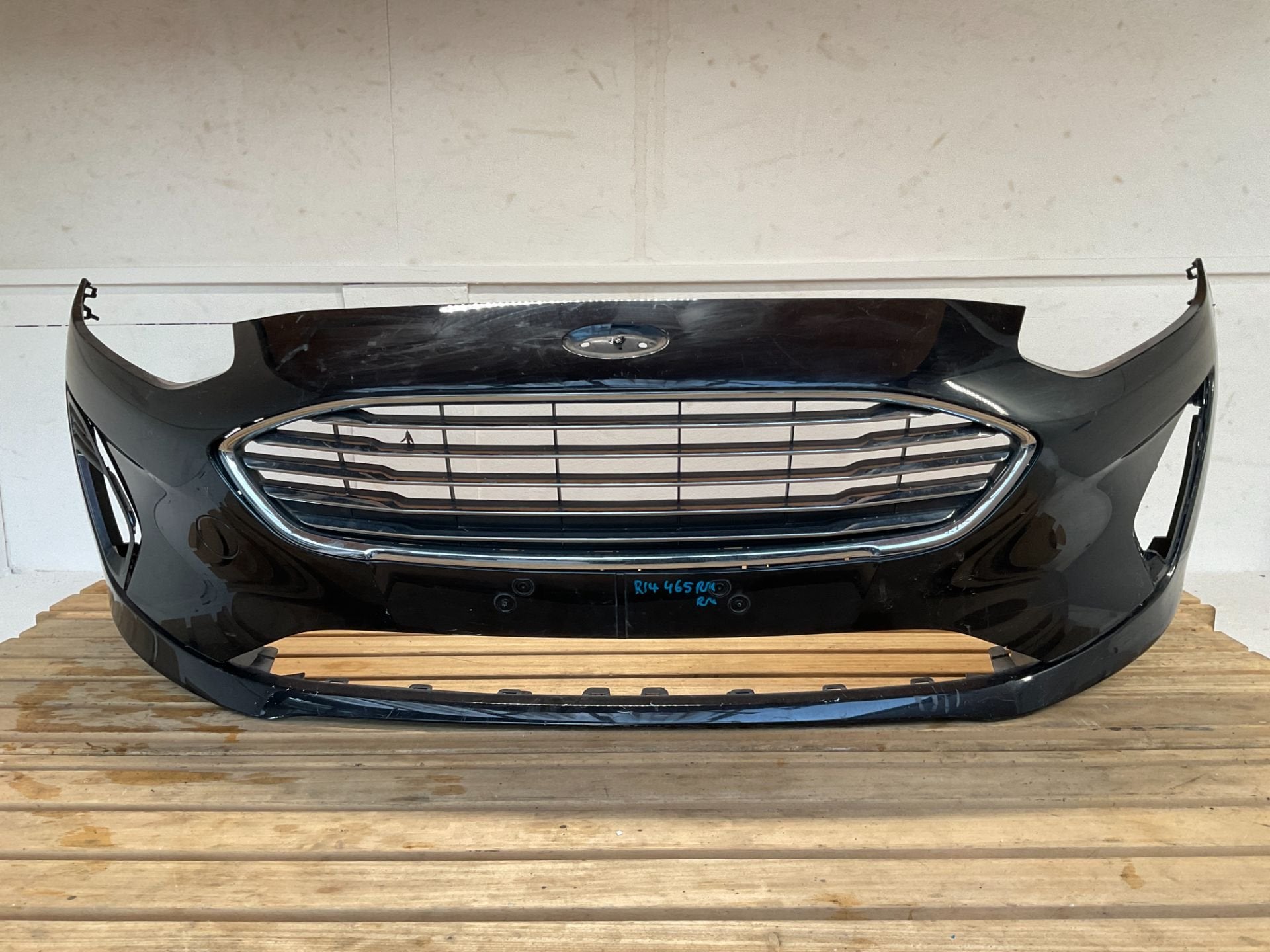 Bumper Ford Fiesta MK8 17-21 L1BB-17K819-U5AW Voorbumper Gri, Auto-onderdelen, Gebruikt, Voor, Info@ford.com, Ford