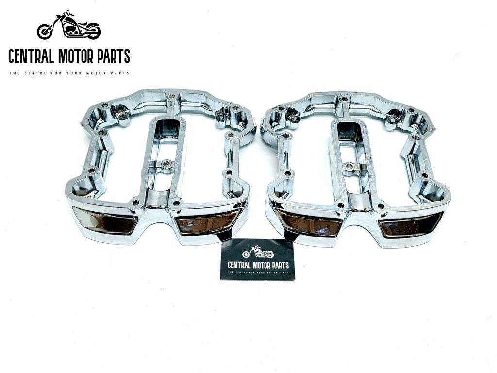 Chromen Rocker cover lowers Softail-Touring M8 – 4, Motoren, Ophalen of Verzenden, Nieuw