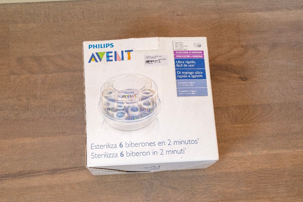 Philips Avent microgolf sterilisator (in originele doos), Ophalen, Zo goed als nieuw, Sterilisator, Philips Avent