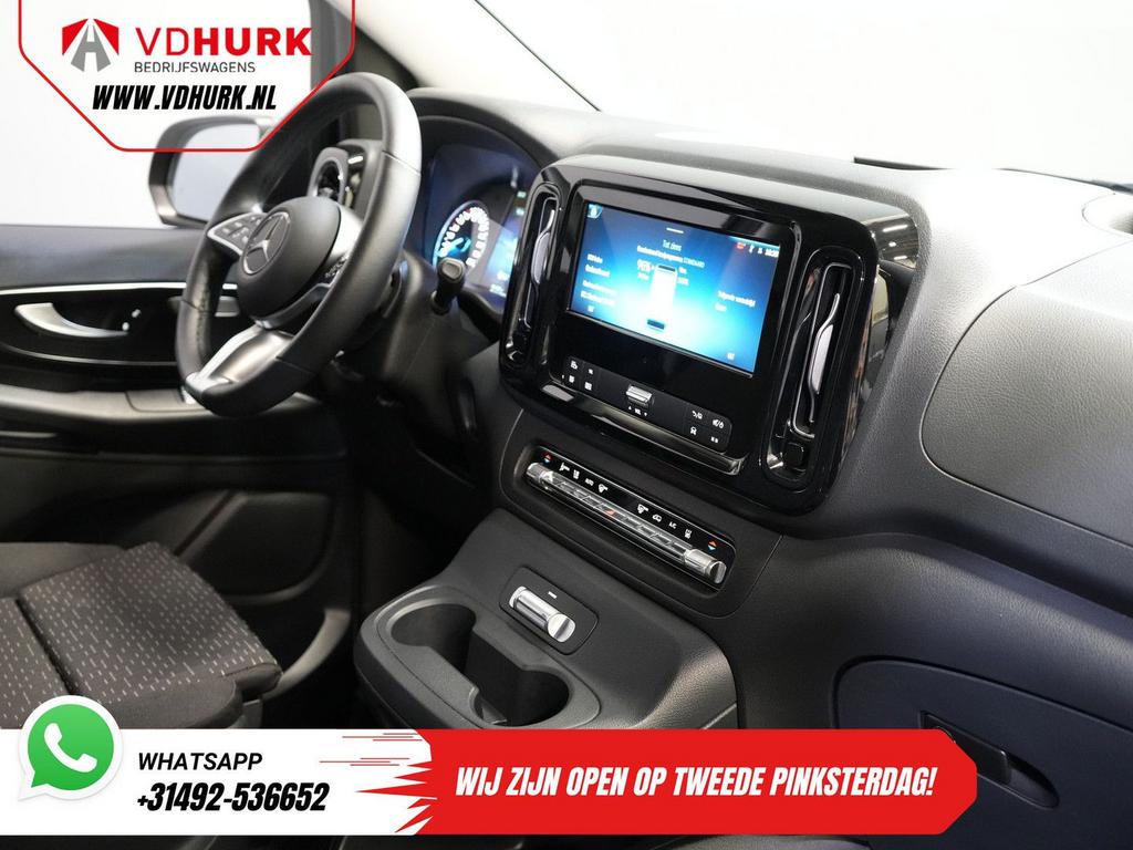 Mercedes-Benz eVito L2 60 kWh 285 km WLTP Snellader/ LED/ Ad, Auto's, Automaat, Zwart, Mercedes-Benz, Parkeersensor