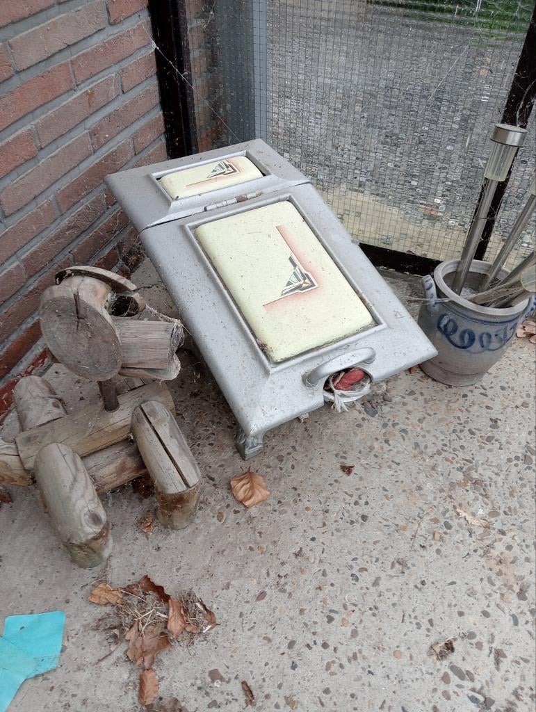 Decoratieve gietijzeren kolenbak, Antiek en Kunst, Ophalen