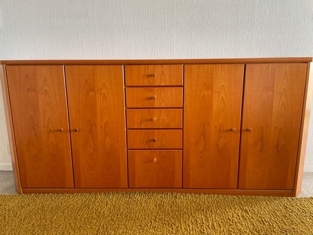 Retro barkast en bedkast met opbergruimte, Ophalen