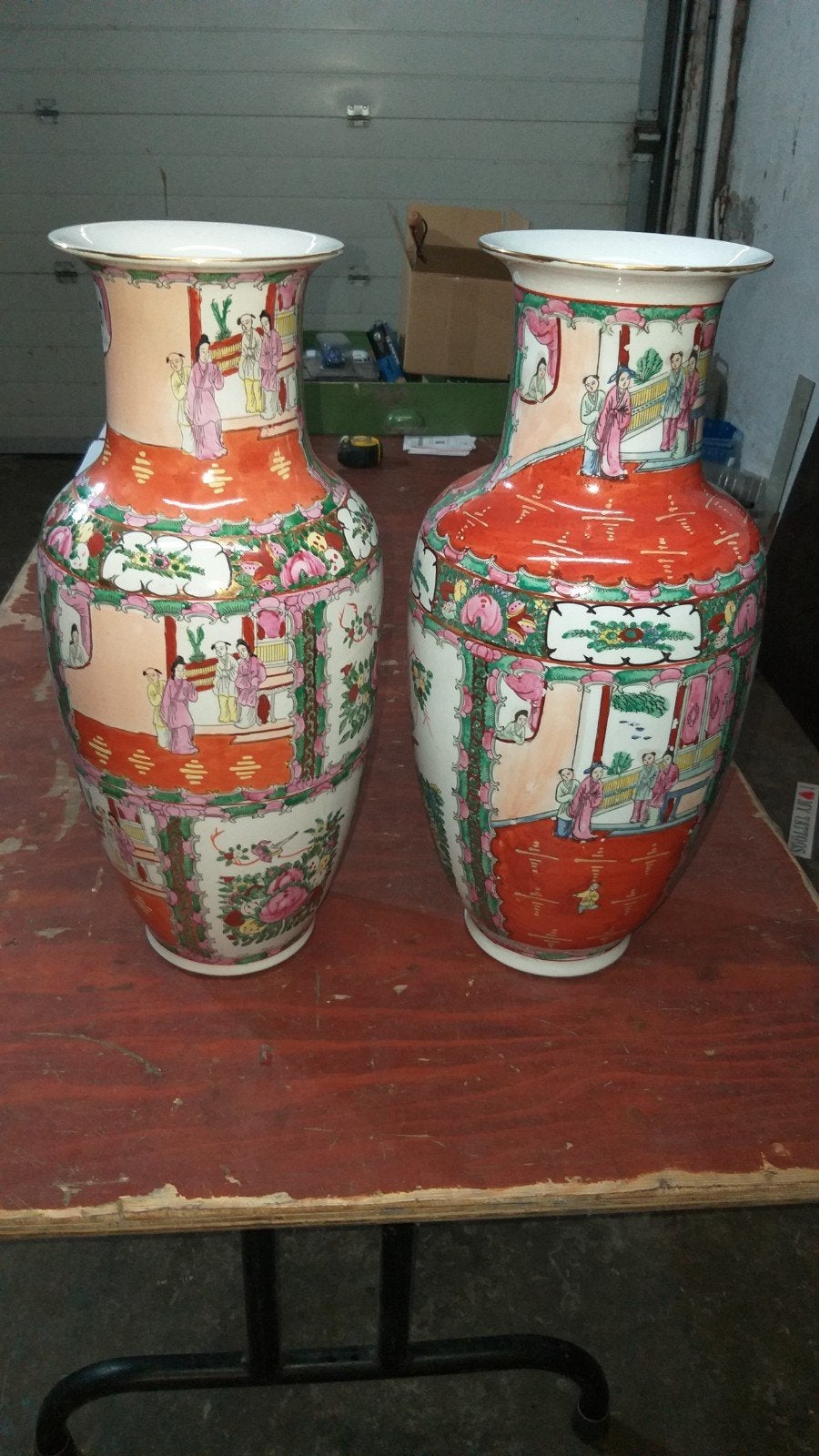 Chinese vazen, Ophalen